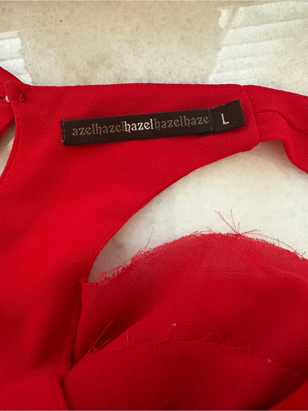 hazel Red Ruffle Layered Camisole - Picture 8 of 8
